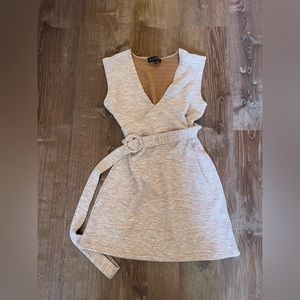 eloquii knit ribbed stretchy mini dress in 14/16